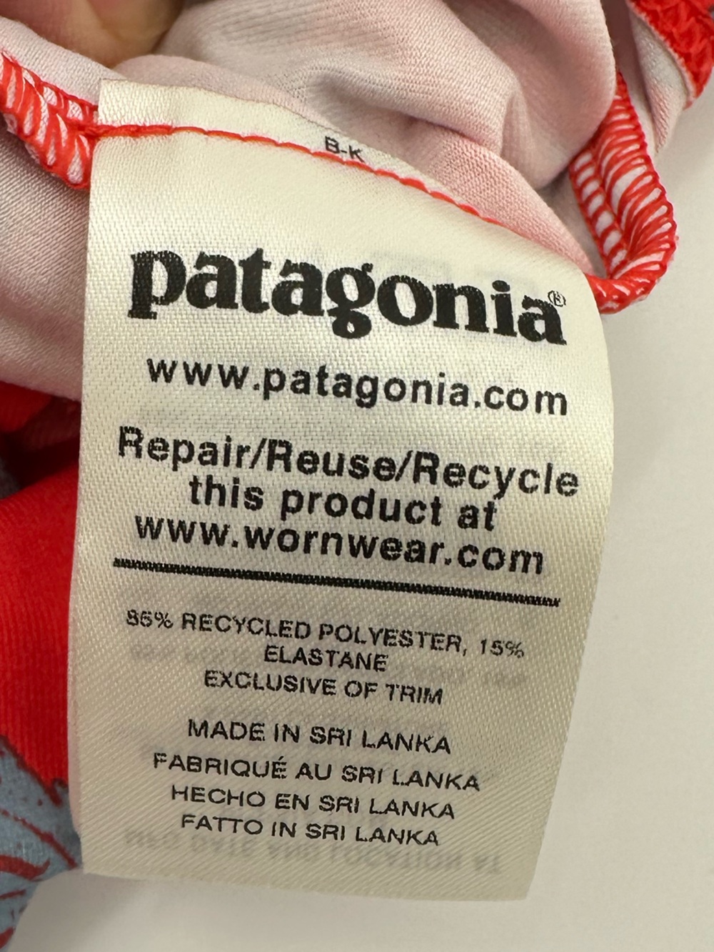 Patagonia Magnolia Red Floral Sleeveless Dress size M - Picture 12 of 12
